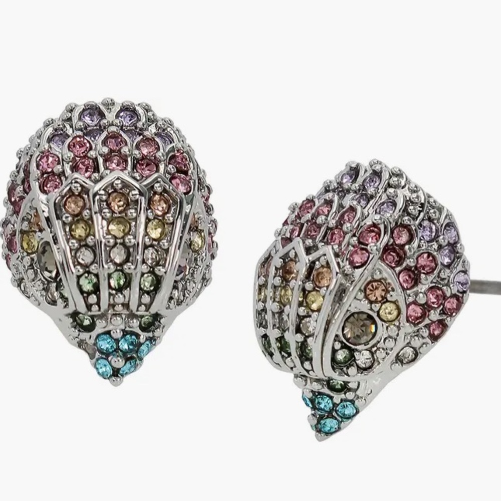 Crystal Pavé Eagle Stud Earrings Kurt Geiger London
